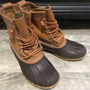 EUC LL Bean duck boots - Size 2